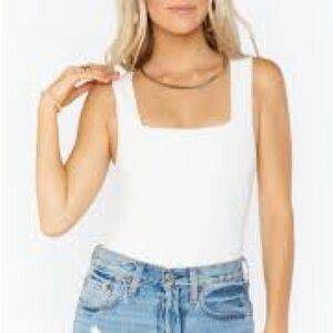 Show Me Your MuMu Dory Bodysuit Bone Stretch